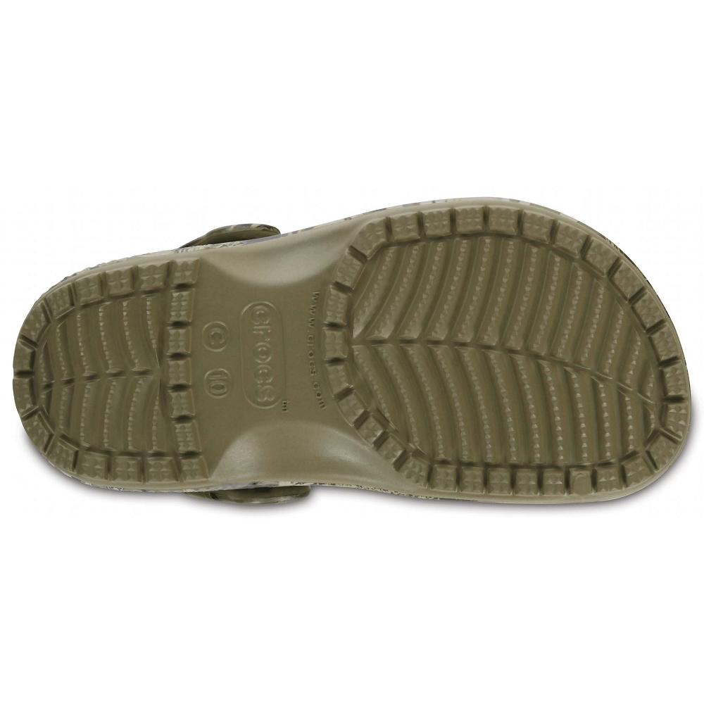 Olive Boys' Crocs Classic Realtree® Clogs | NZ 1348CTVE